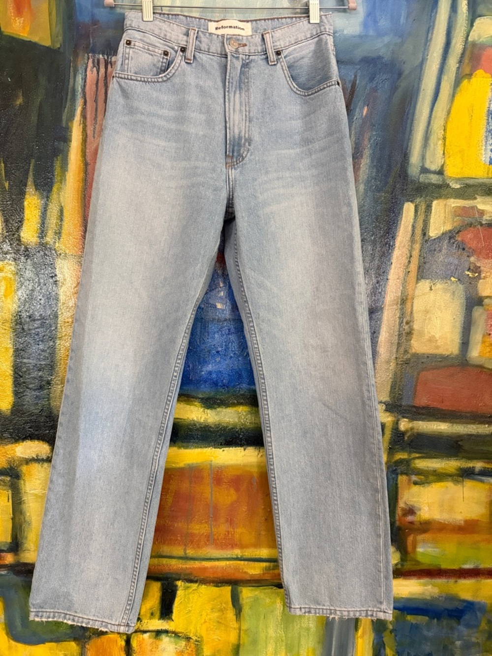 Reformation Dawson Relaxed fit Jean in skye women’s size 27